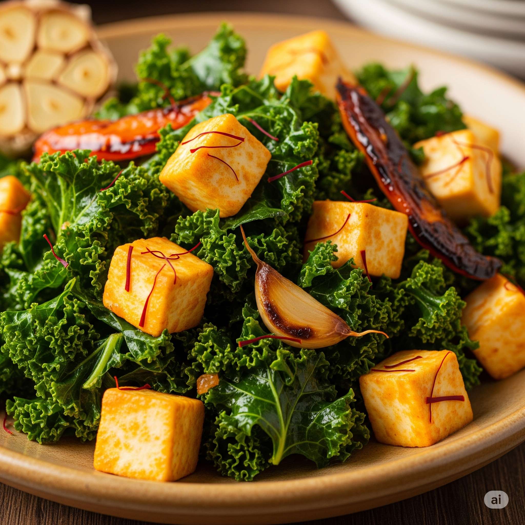 Saffron Kale & Paneer Delight